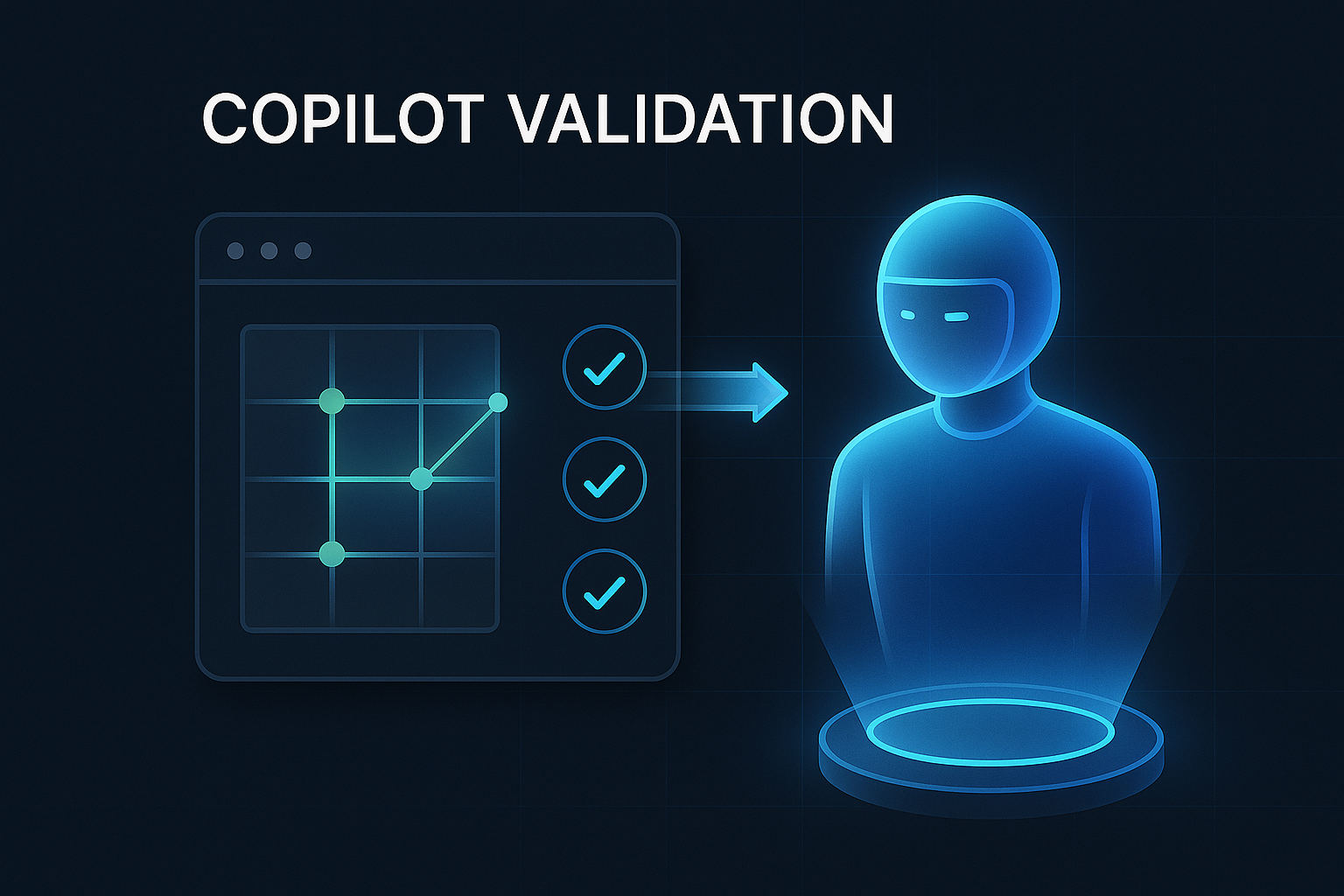 Copilot 自动验证示意图
